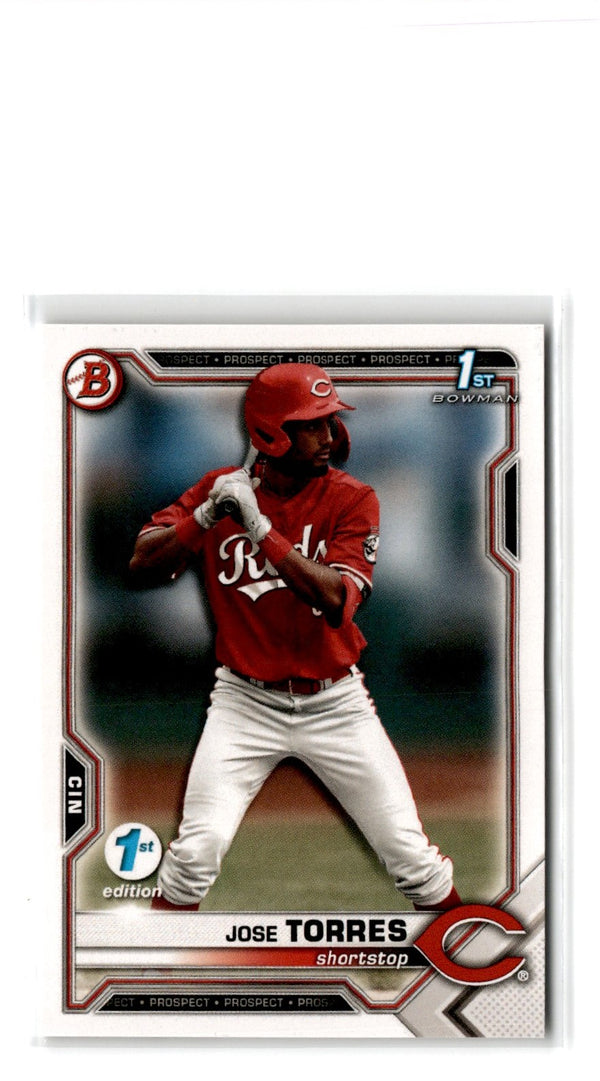 2021 Bowman Draft 1st Edition Jose Torres #BD-125