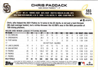 2022 Topps Chris Paddack #593