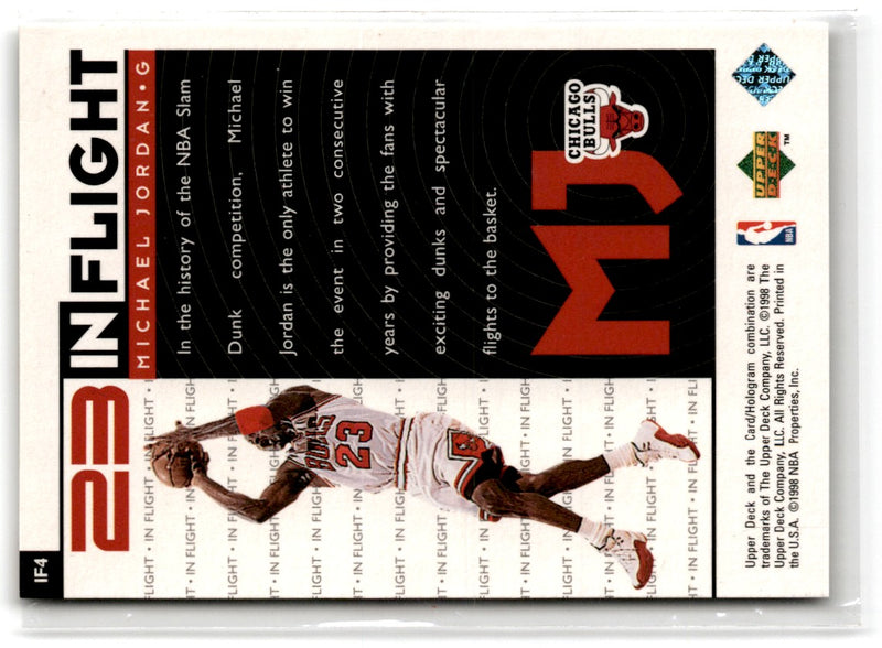 1998 Upper Deck Michael Jordan Living Legend In-Flight Michael Jordan