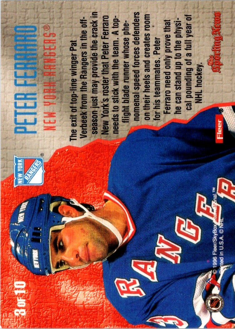 1996 Fleer Calder Peter Ferraro