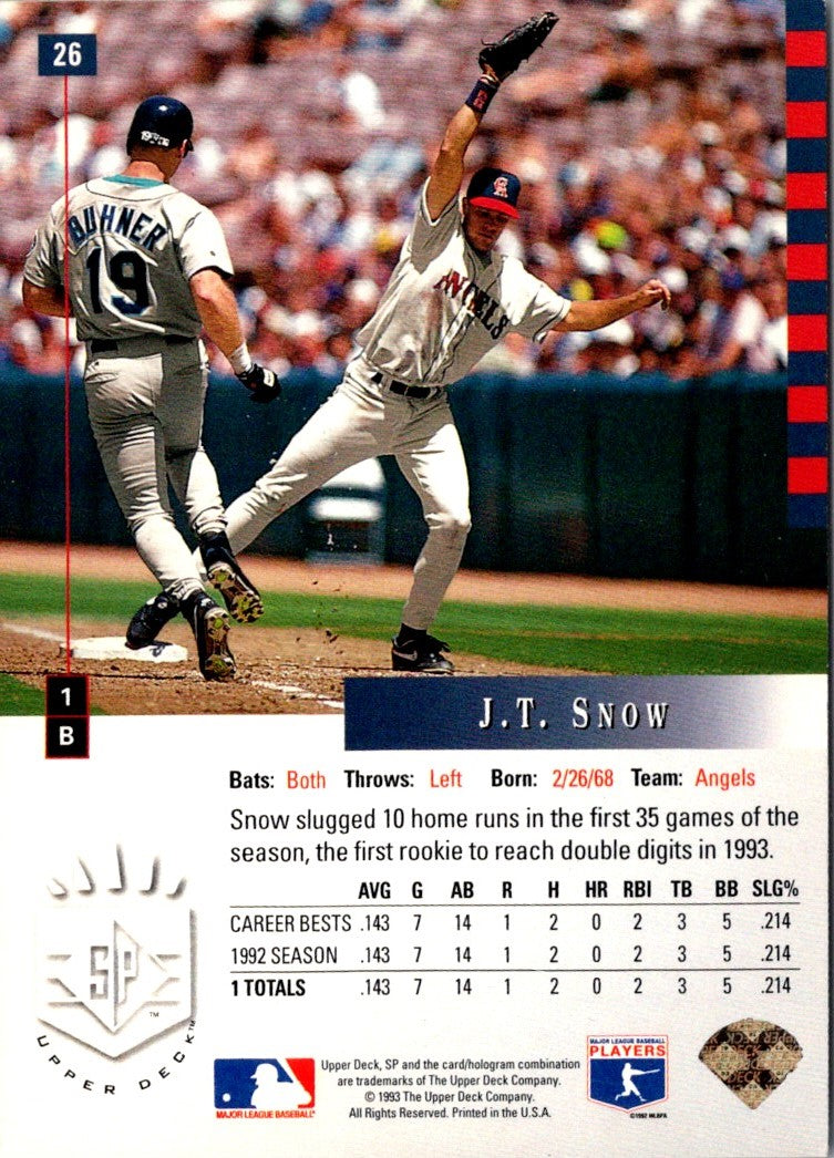 1993 SP J.T. Snow