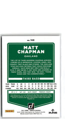 2021 Donruss Holo Blue Matt Chapman