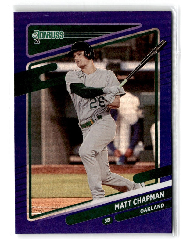 2021 Donruss Holo Blue Matt Chapman #168