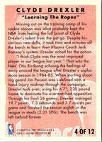 1993 Fleer Clyde Drexler Career Highlights Clyde Drexler #4