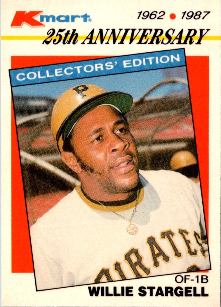 1987 Topps Kmart 25th Anniversary Willie Stargell