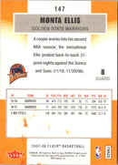 2007 Fleer Monta Ellis