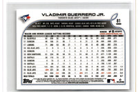 2022 Topps Chrome Vladimir Guerrero Jr. #81