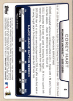 2012 Bowman Gold Corey Hart #4