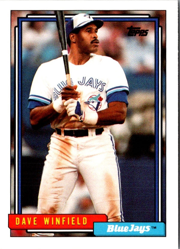 1992 Topps Traded Dave Winfield #130T