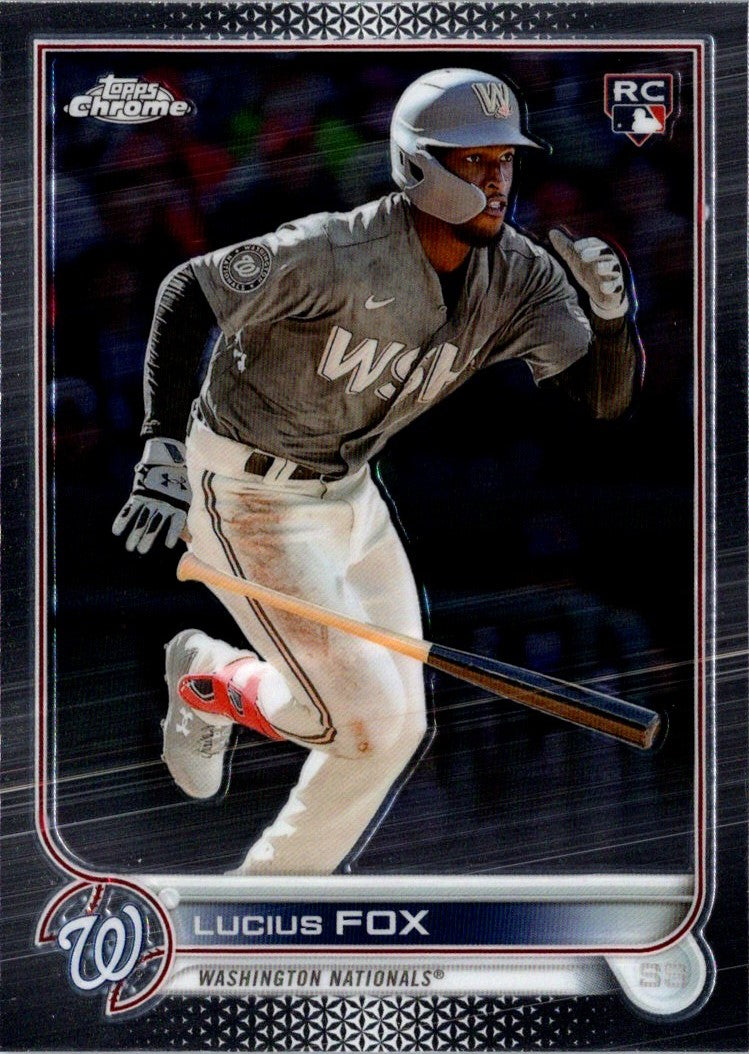 2022 Topps Chrome Update Lucius Fox