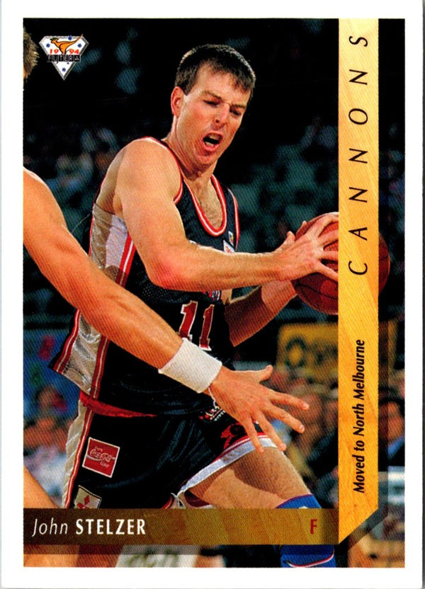 1994 Australian Futera NBL John Stelzer #19