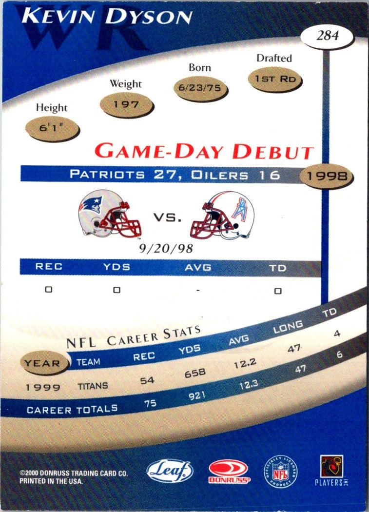 2000 Quantum Leaf Kevin Dyson