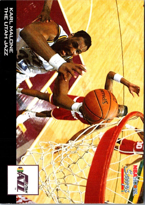 1993 Hoops Scoops Fifth Anniversary Gold Karl Malone #HS26