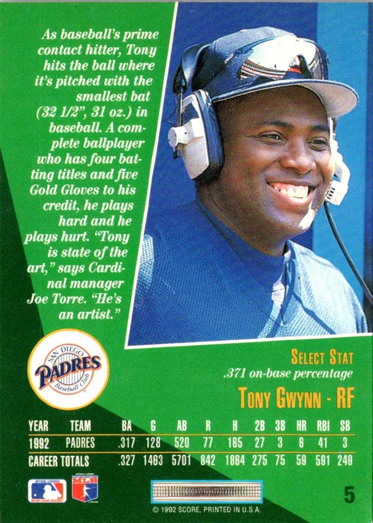 1992 Tony Gwynn Tony Gwynn