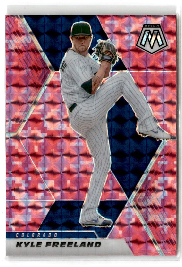 2021 Panini Mosaic Pink Camo Kyle Freeland #100