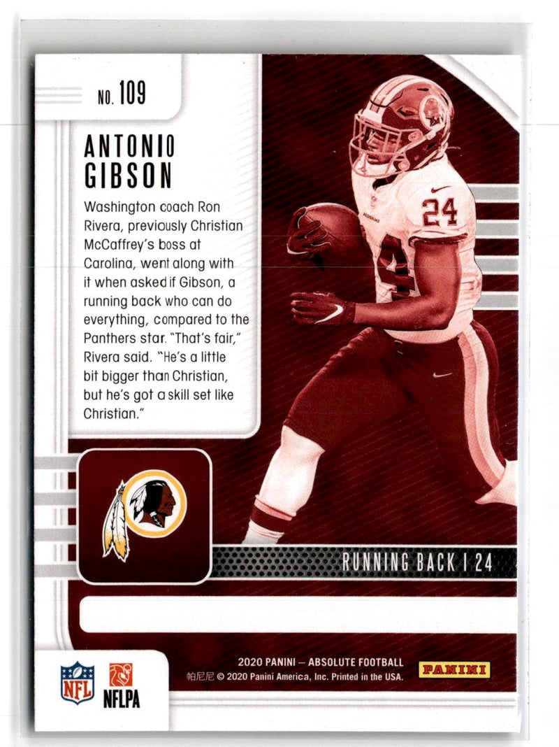 2020 Panini Absolute Antonio Gibson