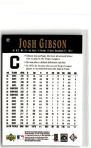 2001 Upper Deck Hall of Famers Josh Gibson