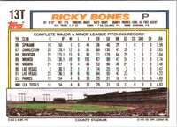 1992 Topps Traded Ricky Bones #13T