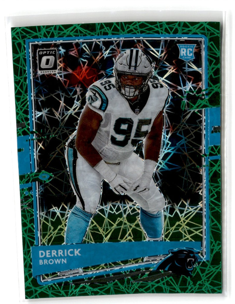 2020 Donruss Optic Green Velocity Derrick Brown