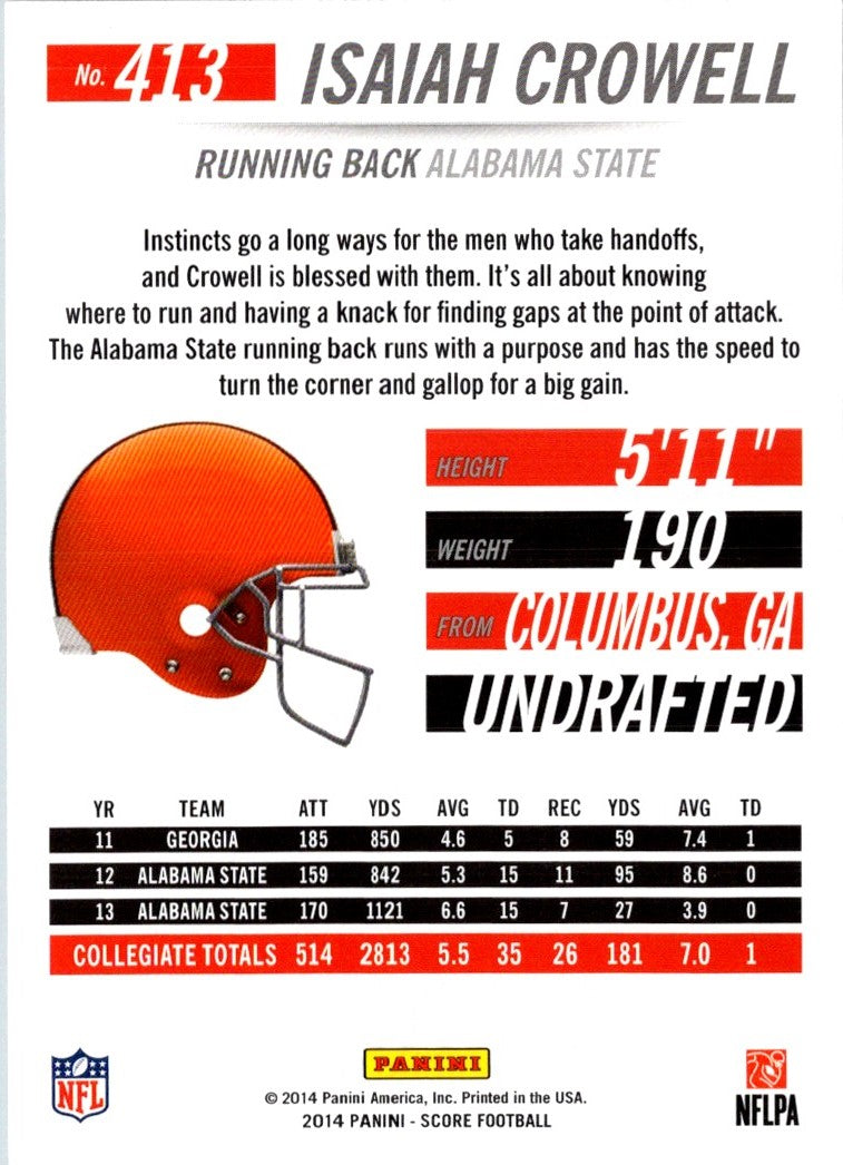 2014 Score Isaiah Crowell