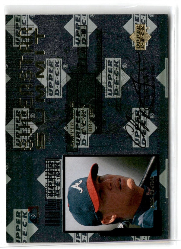 2001 Upper Deck Superstar Summit Chipper Jones #SS14