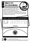 2021 Hoops Red Backs Rui Hachimura