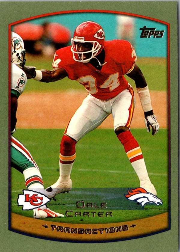 1999 Topps Collection Dale Carter #259