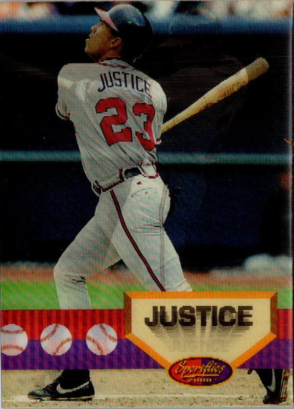 1994 Sportflics 2000 David Justice #6