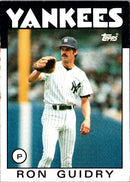 1986 Topps Ron Guidry