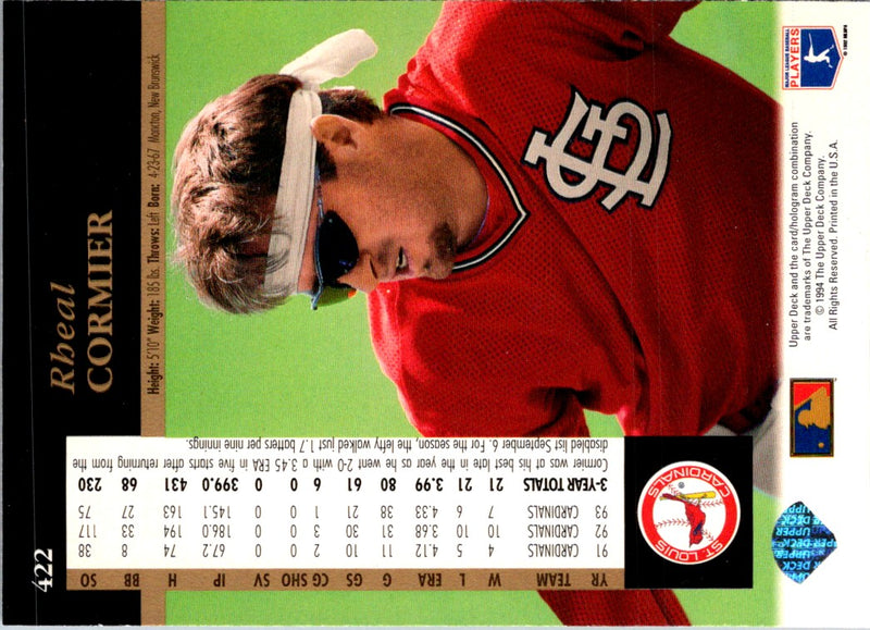 1994 Upper Deck Rheal Cormier