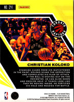 2022 Panini Flux Christian Koloko #241 Rookie