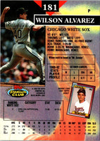 1993 Stadium Club First Day Production Wilson Alvarez #181