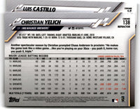 2020 Topps Chrome Christian Yelich #138