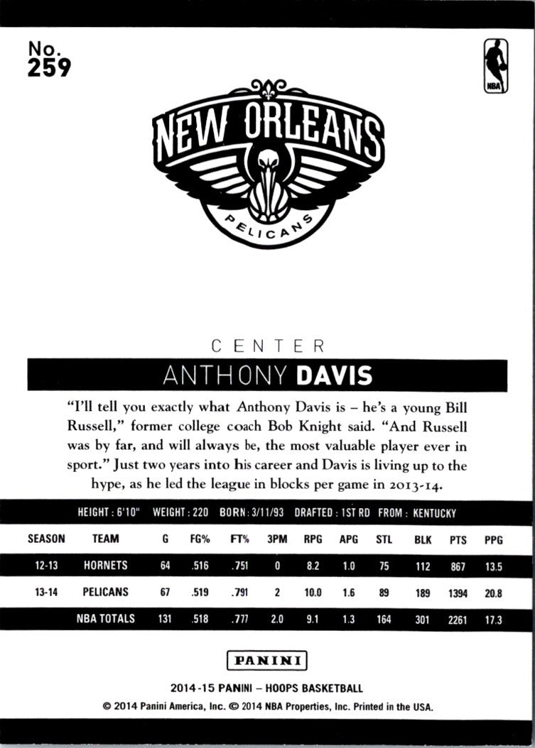 2014 Hoops Anthony Davis