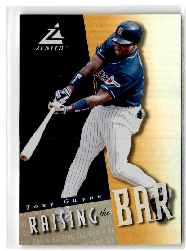 1998 Zenith Raising the Bar Tony Gwynn #4