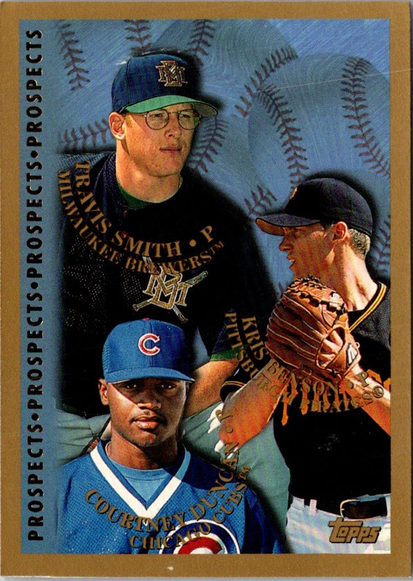 1998 Topps Travis Smith/Courtney Duncan/Kris Benson #259 Rookie