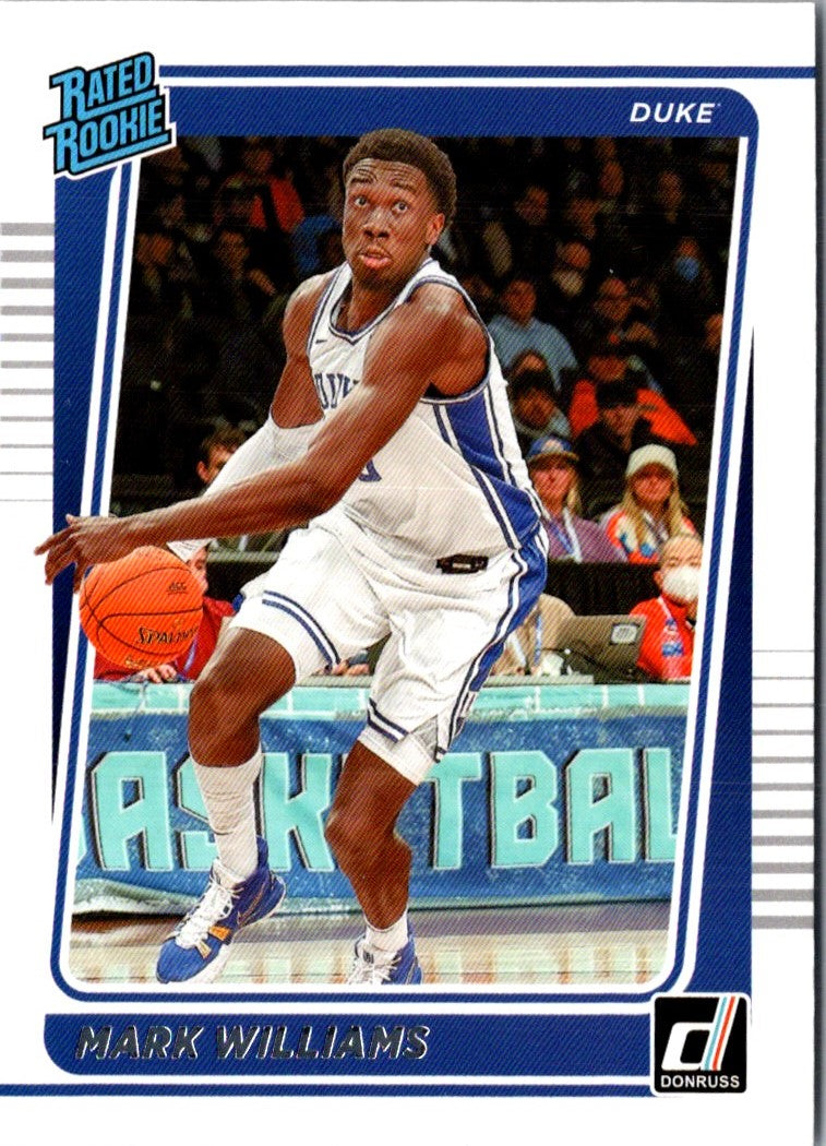 2022 Panini Chronicles Draft Picks Donruss Rated Rookies Mark Williams