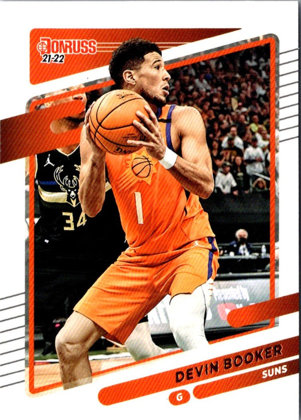 2021 Donruss Holo Red and Gold Laser Devin Booker #200