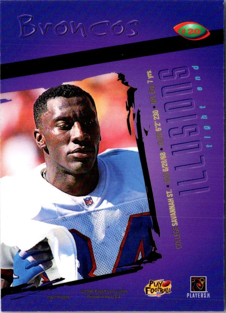 1996 Playoff Illusions Shannon Sharpe