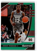 2020 Panini Prizm Draft Picks Collegiate Green Robert Woodard II #23