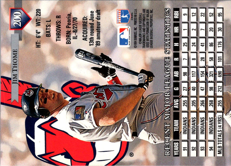 1995 Donruss Jim Thome