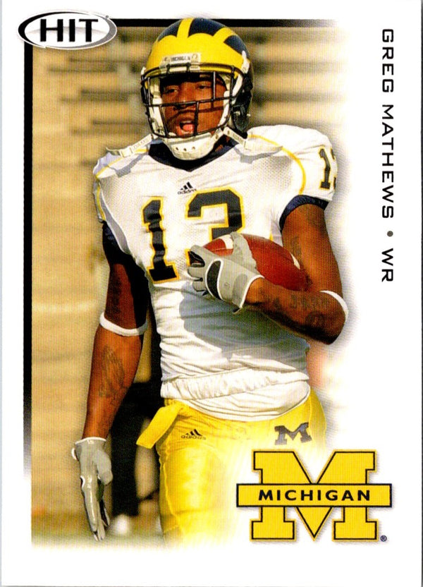 2010 SAGE HIT Greg Mathews #23