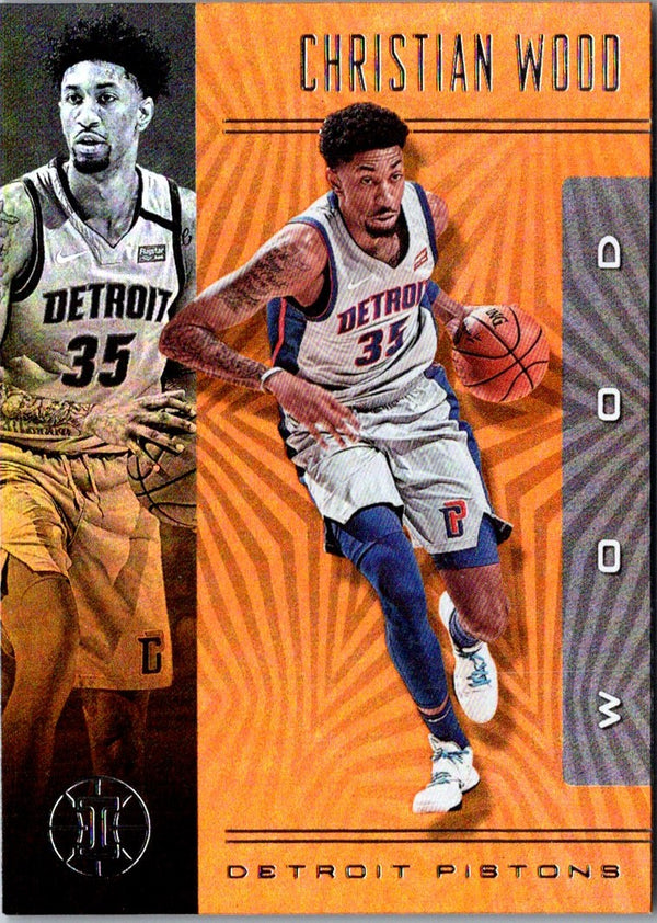 2019 Panini Illusions Orange Christian Wood #64