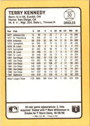 1988 Donruss Baseball's Best Terry Kennedy