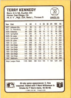 1988 Donruss Baseball's Best Terry Kennedy #30