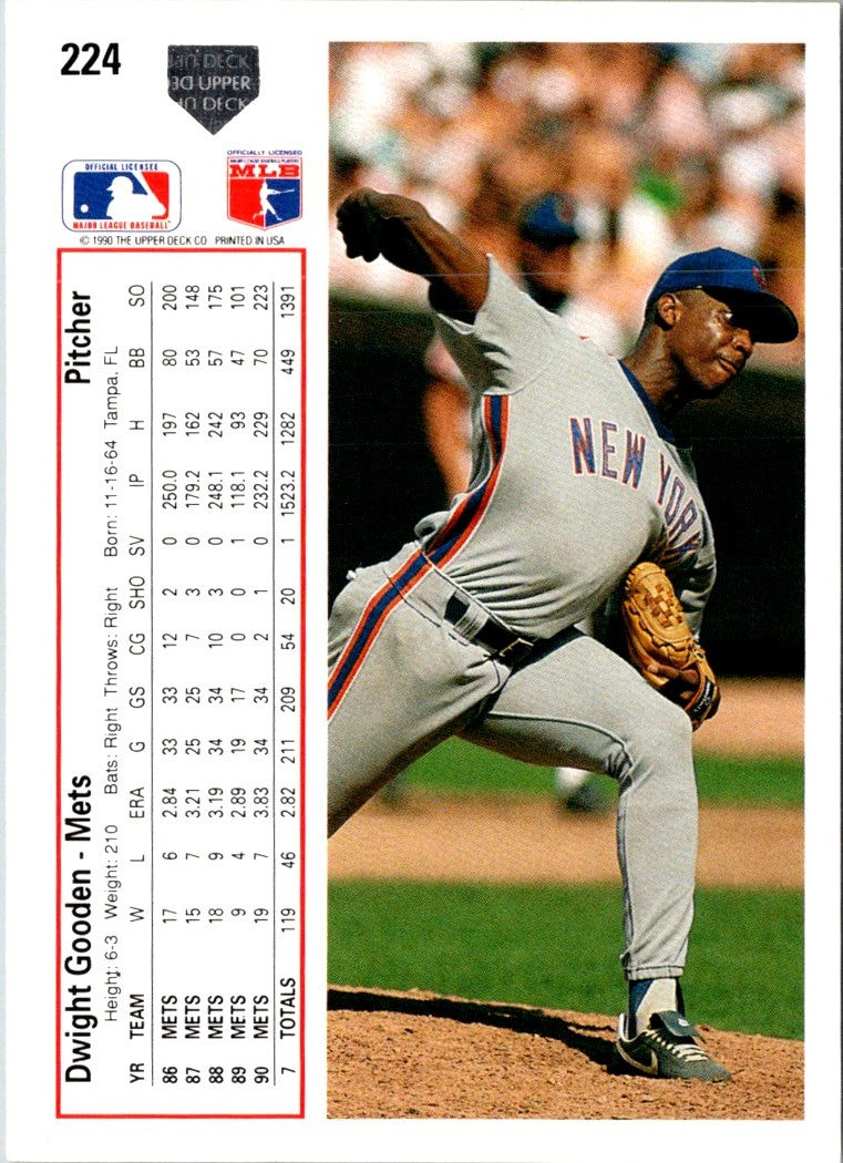 1991 Upper Deck Dwight Gooden