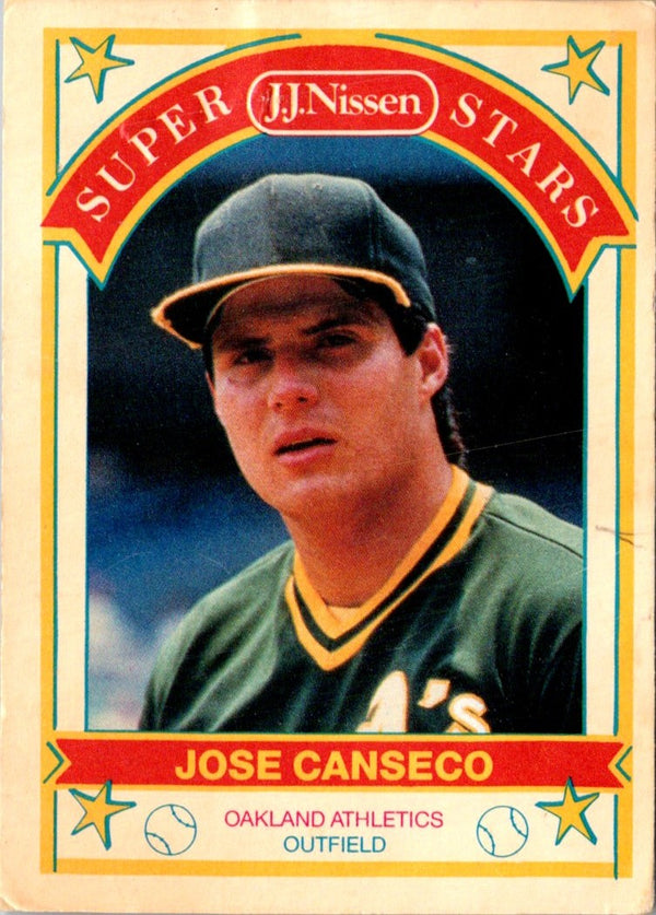 1989 J.J. Nissen Super Stars Jose Canseco #5