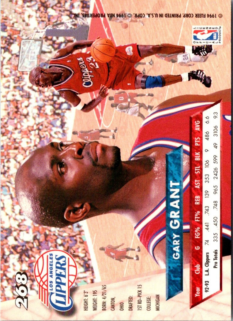 1994 Stadium Club Harvey Grant