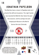 2008 Upper Deck X Jonathan Papelbon