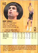 1991 Fleer Rony Seikaly